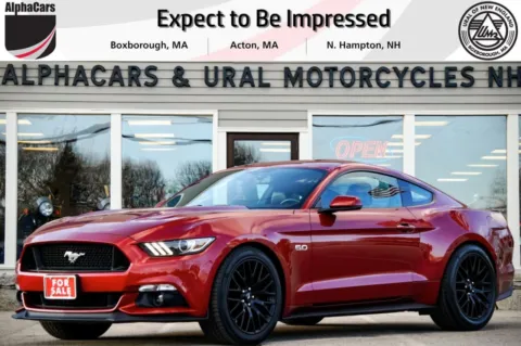 Red 2016 Ford Mustang GT Premium Coupe for sale in North Hampton, NH