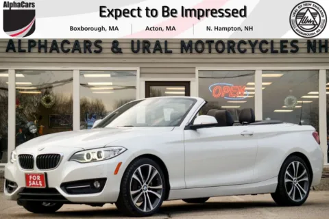 White 2016 BMW 2-Series 228xi Convertible for sale in North Hampton, NH