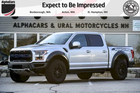 Silver 2017 Ford F-150 Raptor SuperCrew 4WD for sale in North Hampton, NH