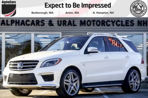 White 2014 Mercedes-Benz M-Class ML63 AMG for sale in North Hampton, NH