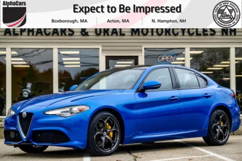 Blue 2019 Alfa Romeo Giulia Ti Sport AWD for sale in North Hampton, NH
