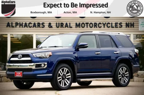 Blue 2015 Toyota 4Runner Limited 4WD V6 for sale in North Hampton, NH