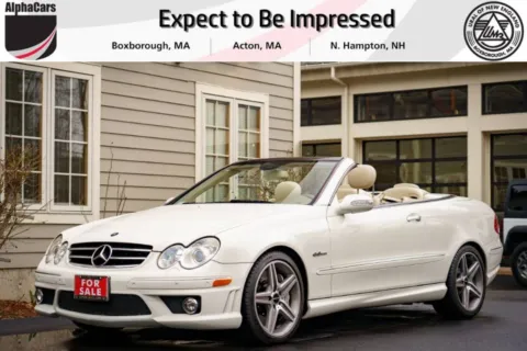 Black 2007 Mercedes-Benz CLK-Class CLK63 AMG Cabriolet for sale in North Hampton, NH