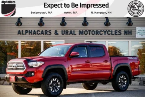 Red 2016 Toyota Tacoma SR5 Double Cab Long Bed V6 6AT 4WD for sale in North Hampton, NH