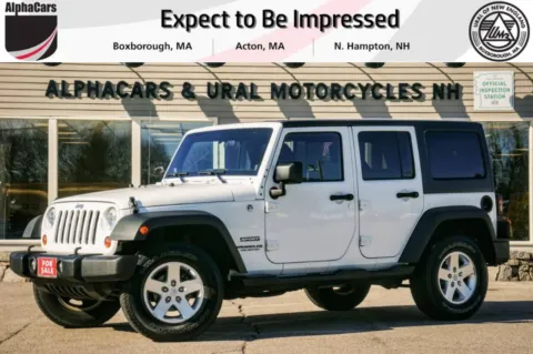 White 2012 Jeep Wrangler Unlimited Sport 4WD for sale in North Hampton, NH