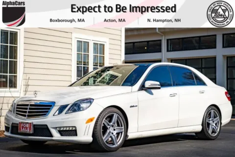 White 2011 Mercedes-Benz E-Class E63 AMG Sedan for sale in North Hampton, NH