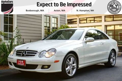 White 2008 Mercedes-Benz CLK-Class CLK350 Coupe for sale in North Hampton, NH