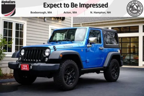 Blue 2016 Jeep Wrangler Sport 4WD for sale in North Hampton, NH