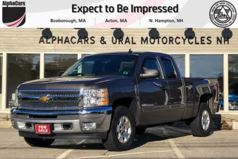 Gray 2013 Chevrolet Silverado 1500 LT Ext. Cab 4WD for sale in North Hampton, NH