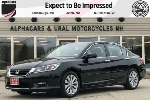 Black 2014 Honda Accord EX-L Sedan CVT for sale in North Hampton, NH