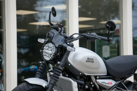 More photos of 2026 Royal Enfield Guerrilla 450 Smoke Silver Launch Edition at North Hampton, NH