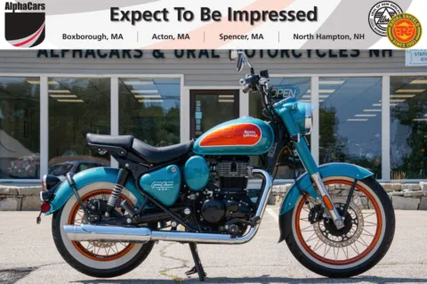 Photos of 2026 Royal Enfield Goan Classic 350 Trip Teal for sale in North Hampton, NH at North Hampton Showroom