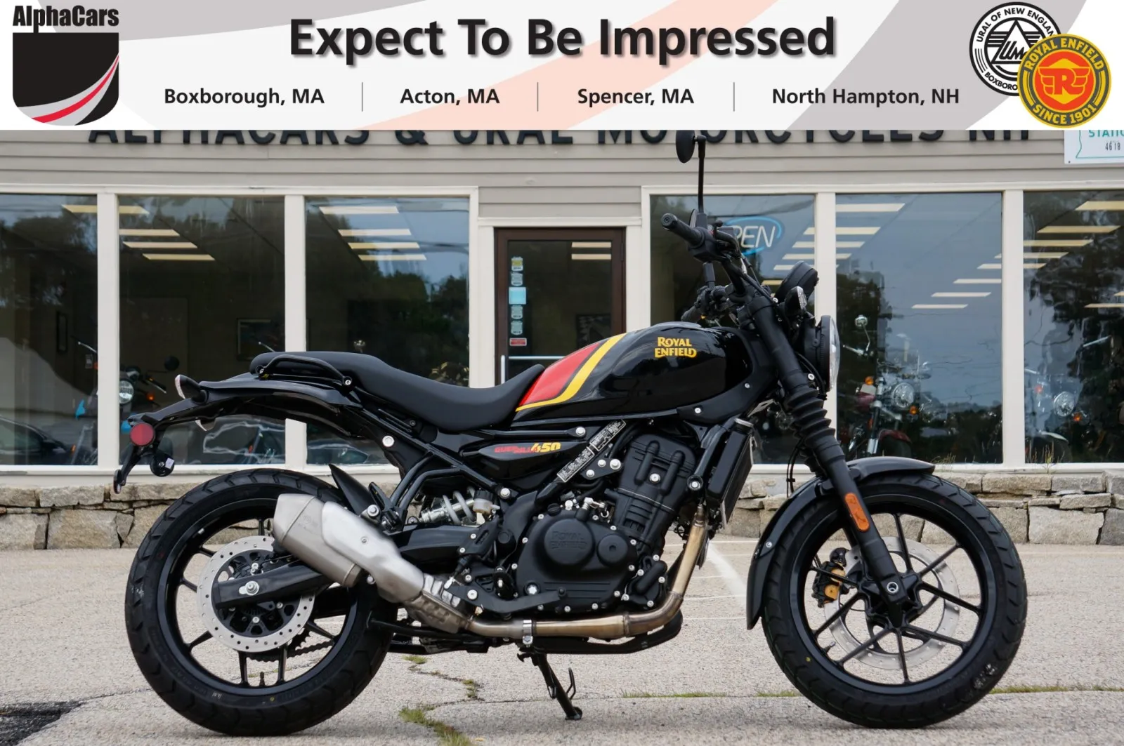 Black 2026 Royal Enfield Guerrilla 450 Playa Black for sale in North Hampton, NH