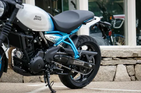 More photos of 2026 Royal Enfield Guerrilla 450 Brava Blue at North Hampton, NH
