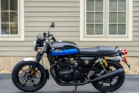 More photos of 2024 Royal Enfield Continental GT 650 Slipstream Blue at North Hampton, NH