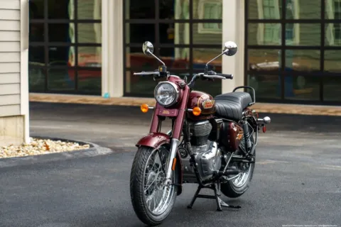 Another view of 2024 Royal Enfield Bullet 350 Standard Maroon for sale in North Hampton, NH at North Hampton