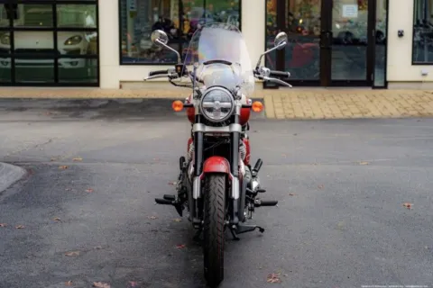 Another view of 2024 Royal Enfield Super Meteor 650 Celestial Red for sale in North Hampton, NH at North Hampton Showroom