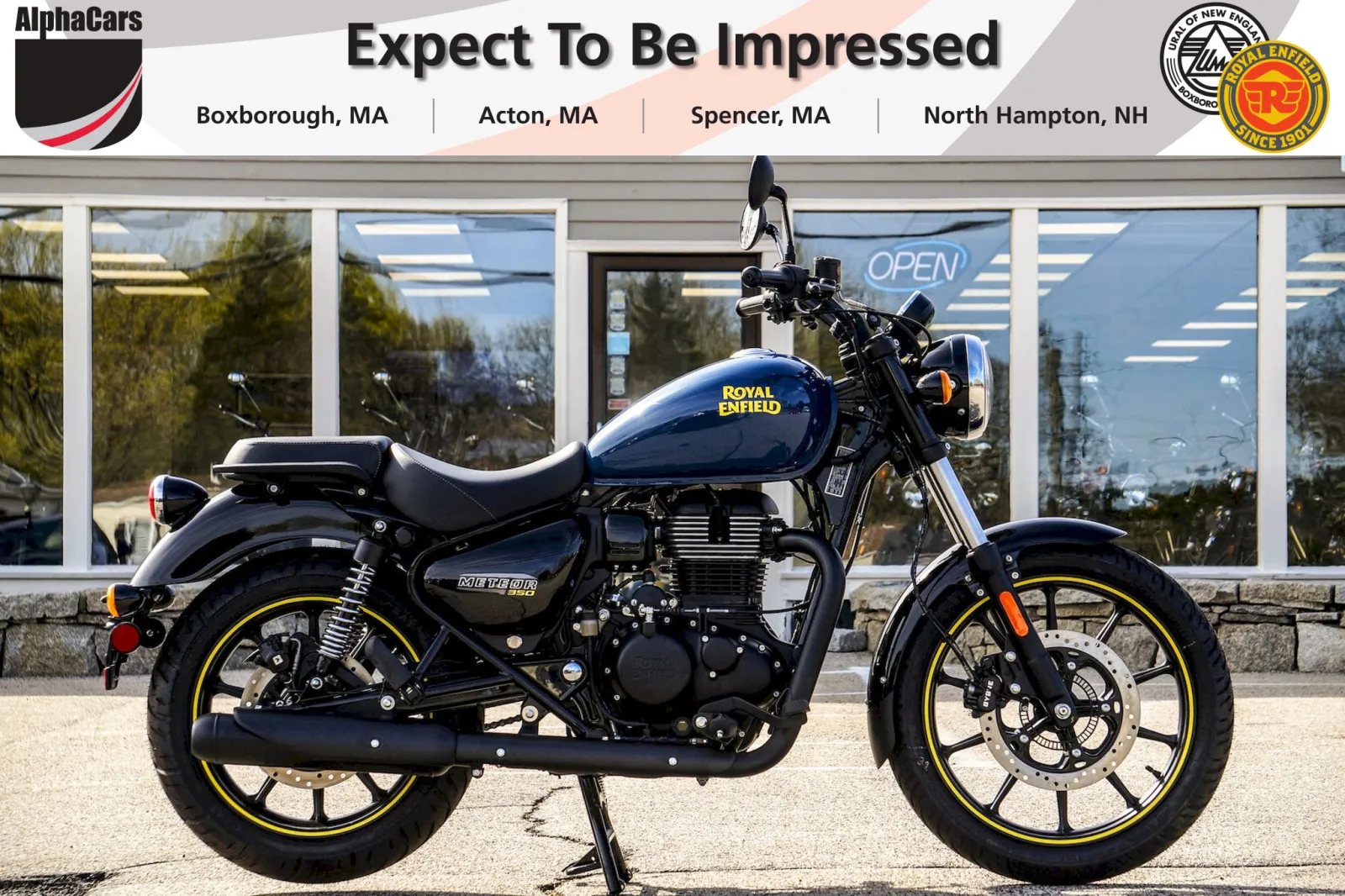 Blue 2023 Royal Enfield Meteor 350 Fireball Blue for sale in North Hampton, NH