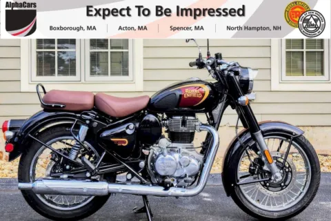 Black 2024 Royal Enfield Classic 350 Halcyon Black for sale in North Hampton, NH