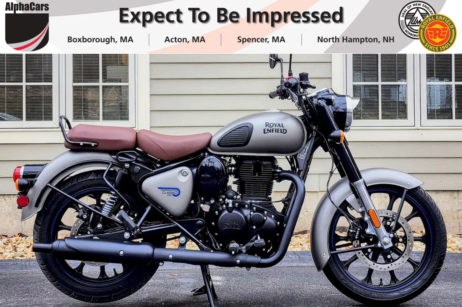 Gray 2023 Royal Enfield Classic 350 Dark Gunmetal Grey for sale in North Hampton, NH