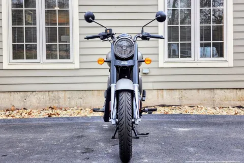 Another view of 2023 Royal Enfield Classic 350 Dark Gunmetal Grey for sale in North Hampton, NH at North Hampton