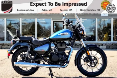 Blue 2023 Royal Enfield Meteor 350 Supernova Blue for sale in North Hampton, NH