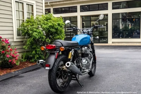 More photos of 2023 Royal Enfield Interceptor INT650 Ventura Blue at North Hampton, NH