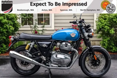 Blue 2023 Royal Enfield Interceptor INT650 Ventura Blue for sale in North Hampton, NH