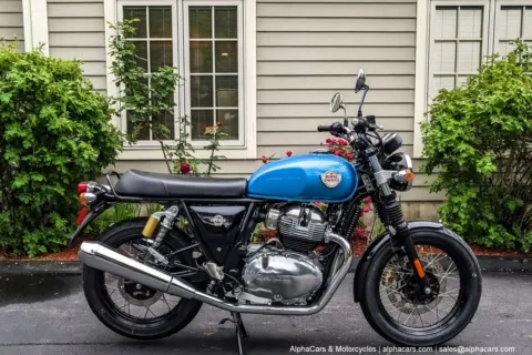 More photos of 2023 Royal Enfield Interceptor INT650 Ventura Blue at North Hampton, NH
