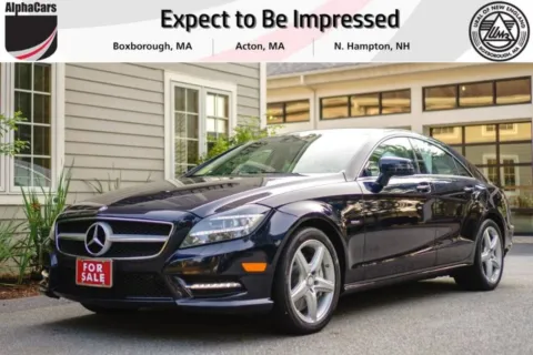 Blue 2012 Mercedes-Benz CLS-Class CLS550 4MATIC for sale in North Hampton, NH