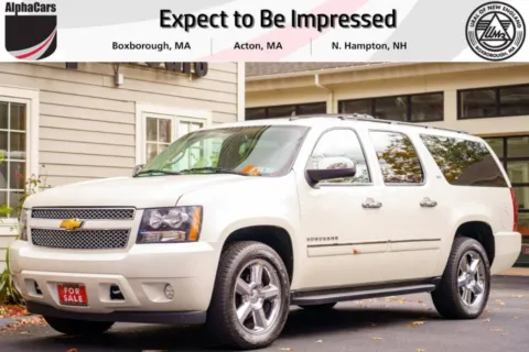 White 2012 Chevrolet Suburban LTZ 1500 4WD for sale in North Hampton, NH