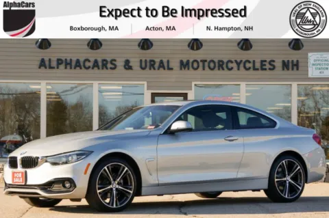 White 2018 BMW 4-Series 430i xDrive SULEV Coupe for sale in North Hampton, NH