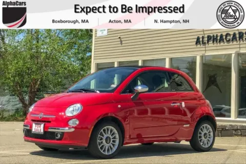 Red 2013 Fiat 500 C Lounge Cabrio for sale in North Hampton, NH