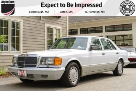 White 1989 Mercedes-Benz 420 SEL sedan for sale in North Hampton, NH