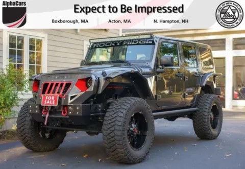 Blue 2017 Jeep Wrangler Unlimited Sport 4WD for sale in North Hampton, NH