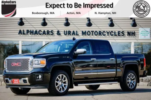 Blue 2015 GMC Sierra 1500 Denali Crew Cab Short Box 4WD for sale in North Hampton, NH