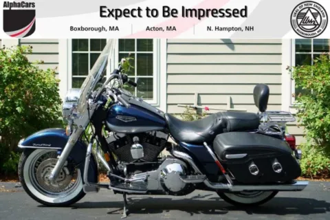 Blue 2002 Harley-Davidson Road King Classic for sale in North Hampton, NH