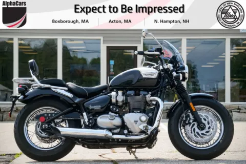Black 2020 Triumph Bonneville Speedmaster for sale in North Hampton, NH