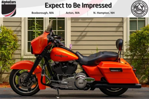 Orange 2012 Harley-Davidson Street Glide for sale in North Hampton, NH