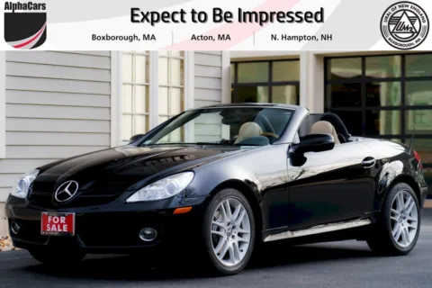 White 2009 Mercedes-Benz SLK 300 for sale in North Hampton, NH