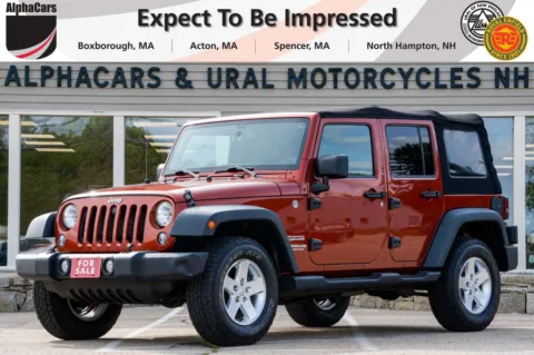 Silver 2014 Jeep Wrangler Unlimited Sport for sale in North Hampton, NH