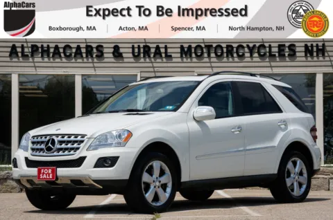 White 2009 Mercedes-Benz ML 350 4MATIC for sale in North Hampton, NH