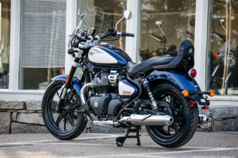More photos of 2026 Royal Enfield Super Meteor 650 Celestial Blue at Spencer, MA