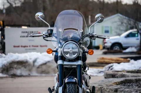 Photos of 2026 Royal Enfield Super Meteor 650 Celestial Blue for sale in Spencer, MA at Spencer Showroom