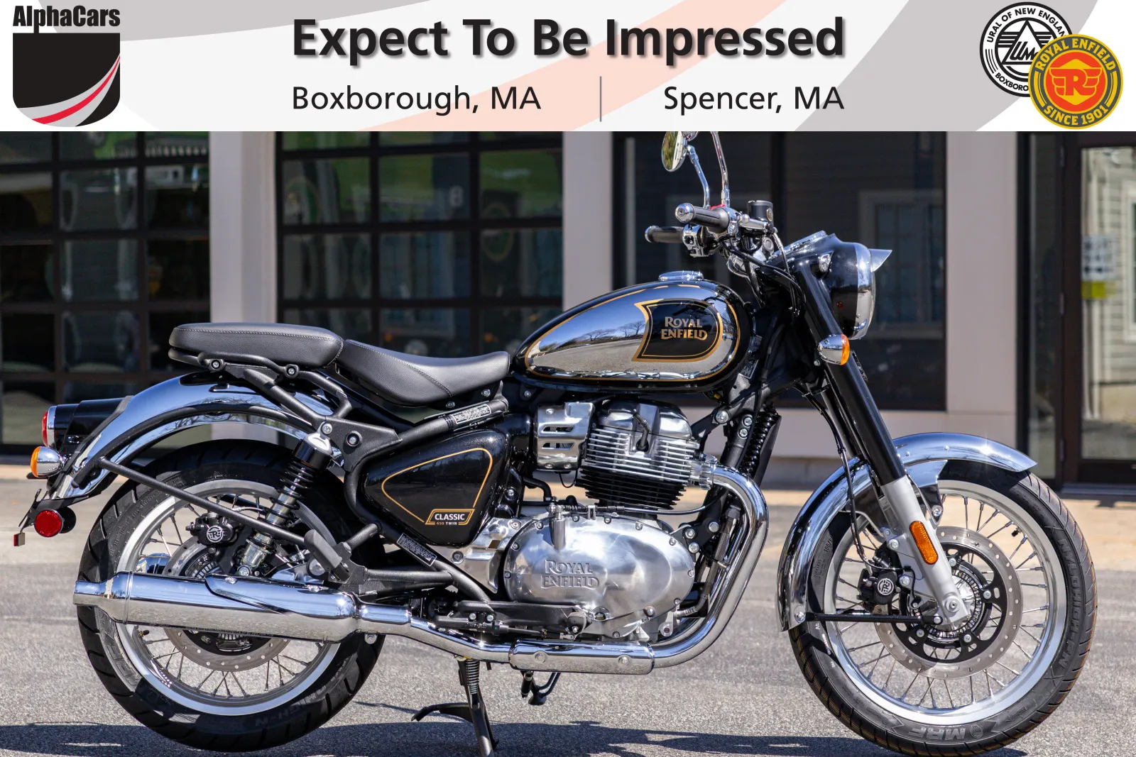 2026 Royal Enfield Classic 650 Black Chrome for sale in Spencer, MA