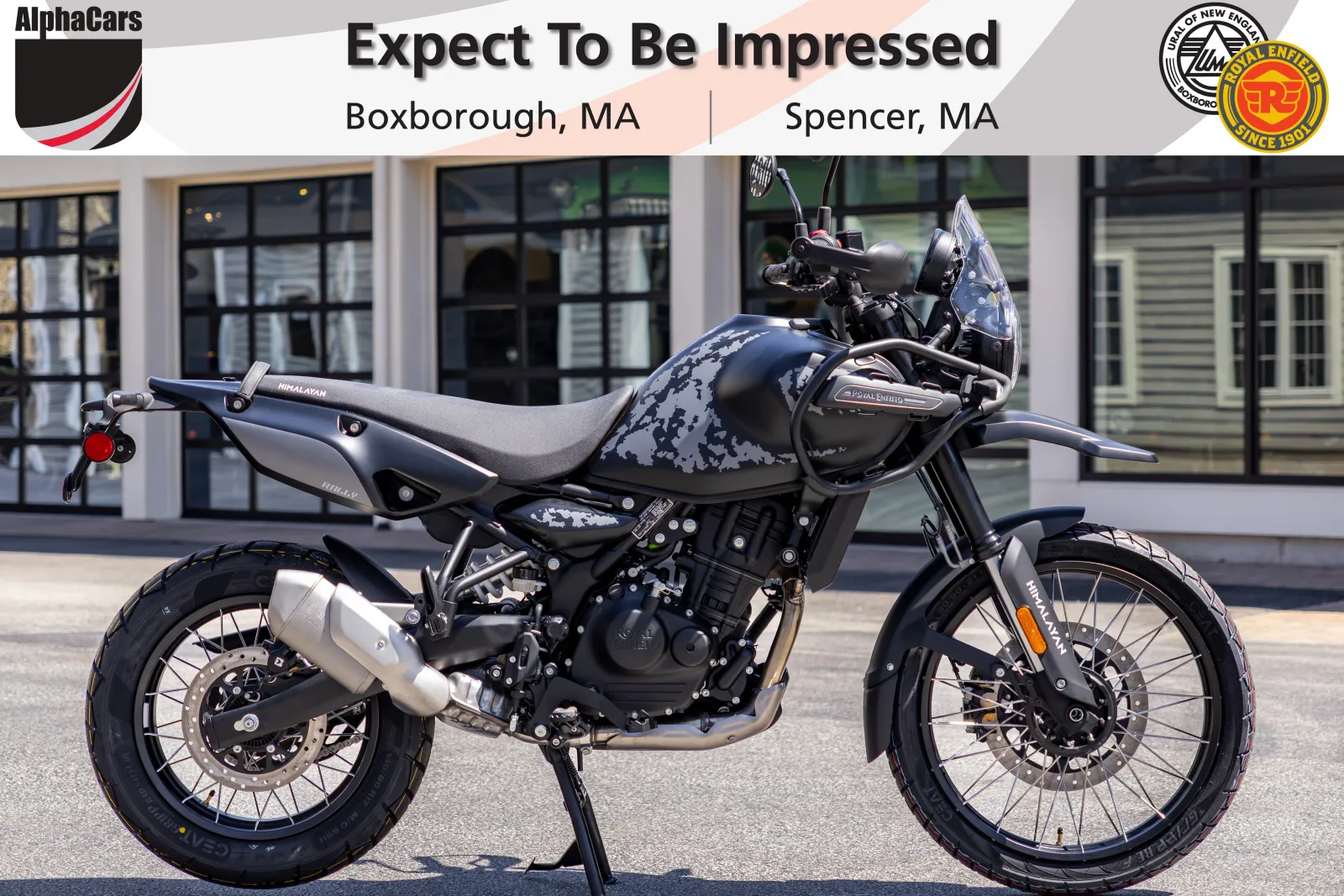 Black 2026 Royal Enfield Himalayan 450 Mana Black Tubeless for sale in Spencer, MA