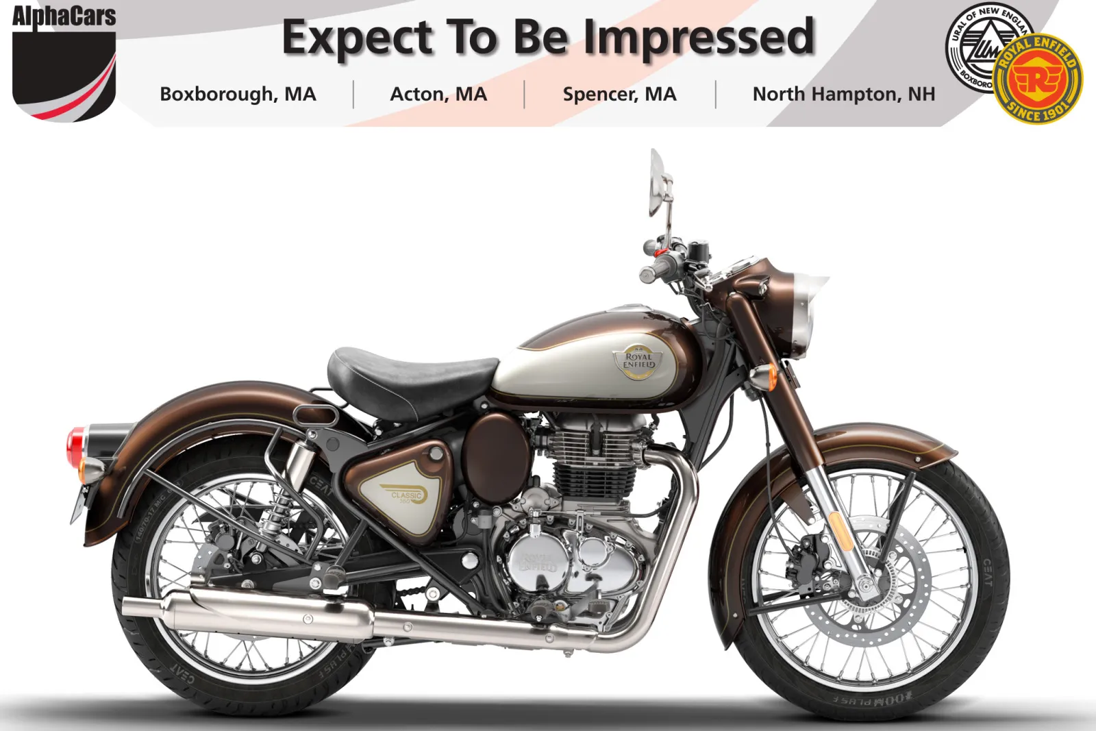 Brown 2026 Royal Enfield Classic 350 Medallion Bronze for sale in Spencer, MA