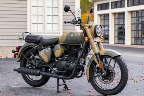 Photos of 2027 Royal Enfield Classic 350 Commando Sand for sale in Spencer, MA at Spencer Showroom