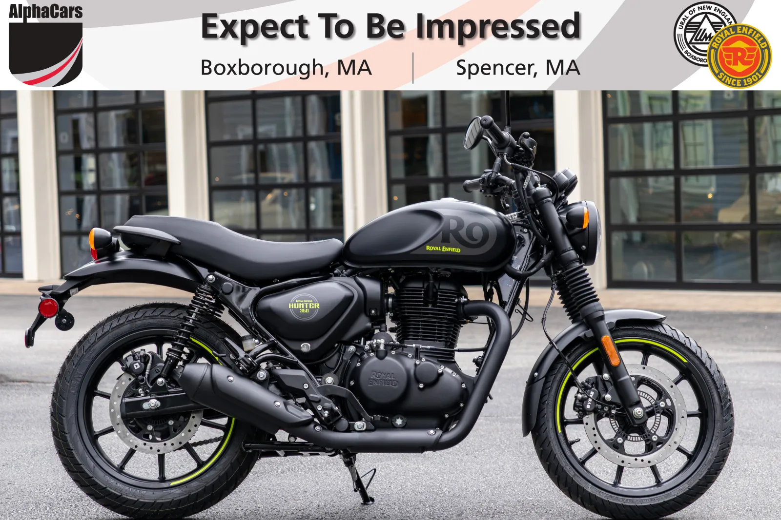 Gray 2027 Royal Enfield Hunter 350 Graphite Grey for sale in Spencer, MA
