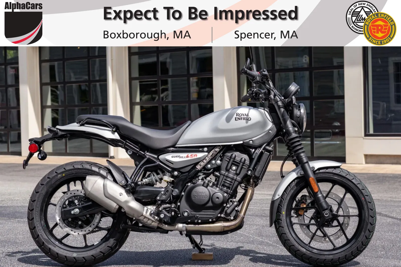 Silver 2026 Royal Enfield Guerrilla 450 Smoke Silver for sale in Spencer, MA